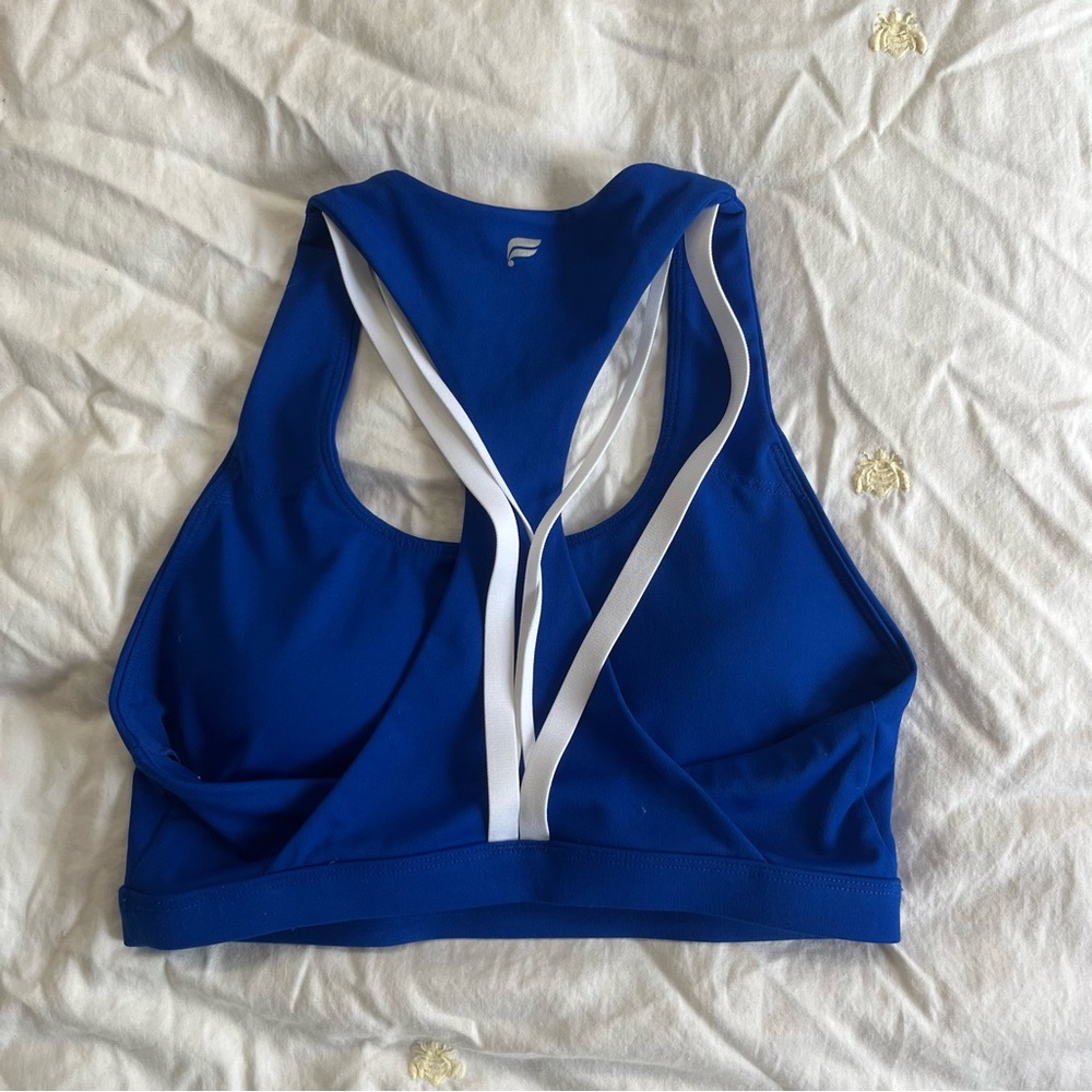 Fabletics Blue Strappy Sports Bra